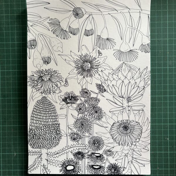Flowers Colouring In Sheet